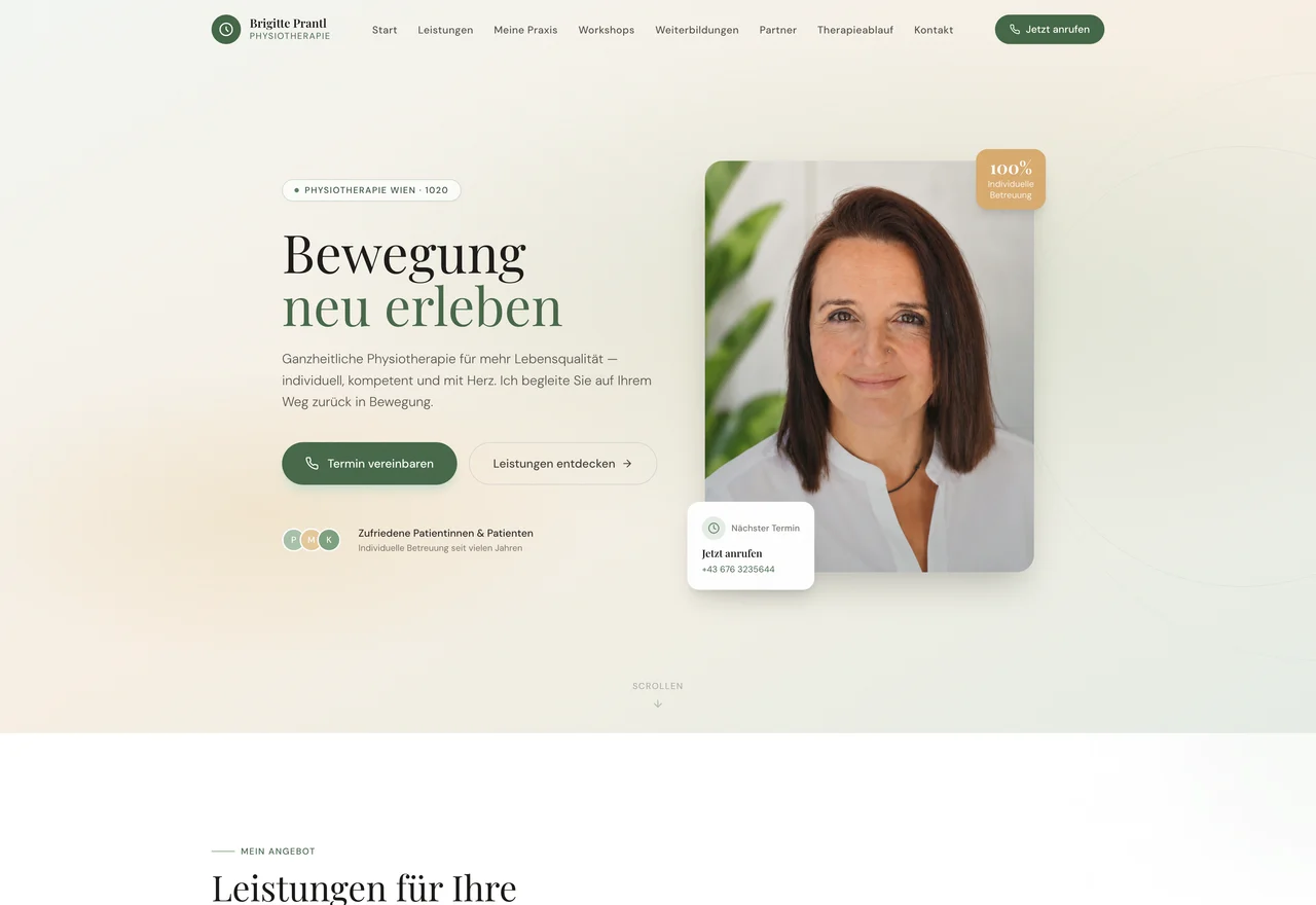 Startseite von Brigitte Prantl