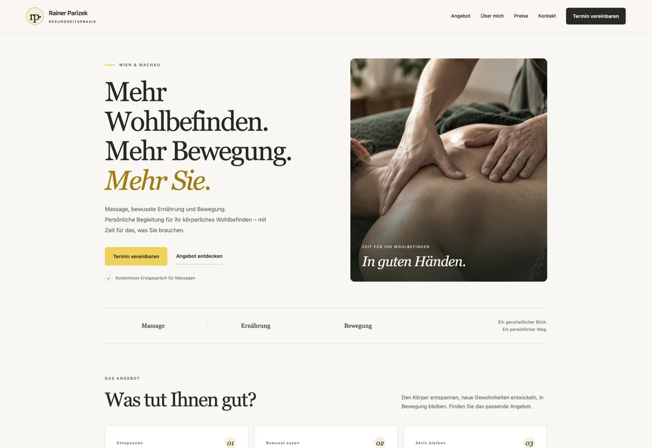 Startseite von Rainer Parizek